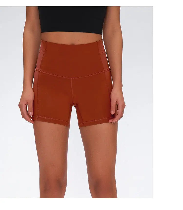 Hip-lifting outer wear sports fitness tight hip shorts Social Buzz eSIMs