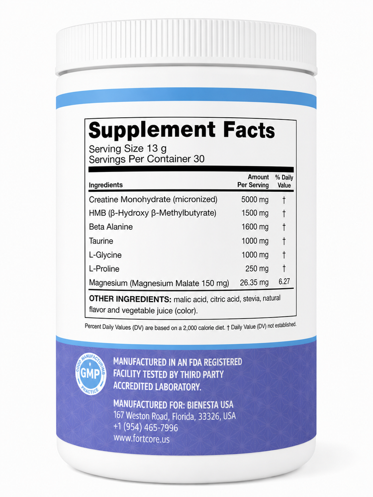FortCore Elite Creatine FORTCORE.US