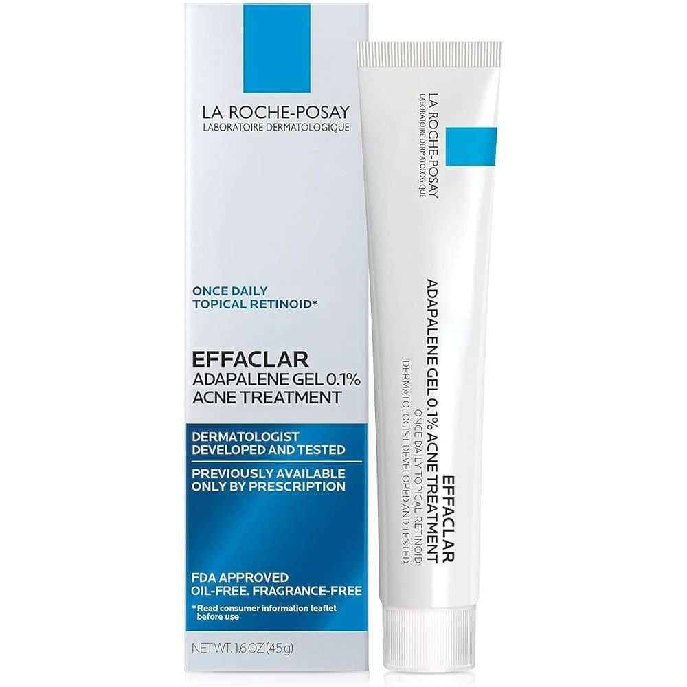 La Roche-Posay Effaclar Adapalene Gel 0.1% Retinoid Cream for Acne, 45g Pasteur Pharmacy