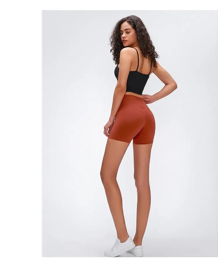 Hip-lifting outer wear sports fitness tight hip shorts Social Buzz eSIMs