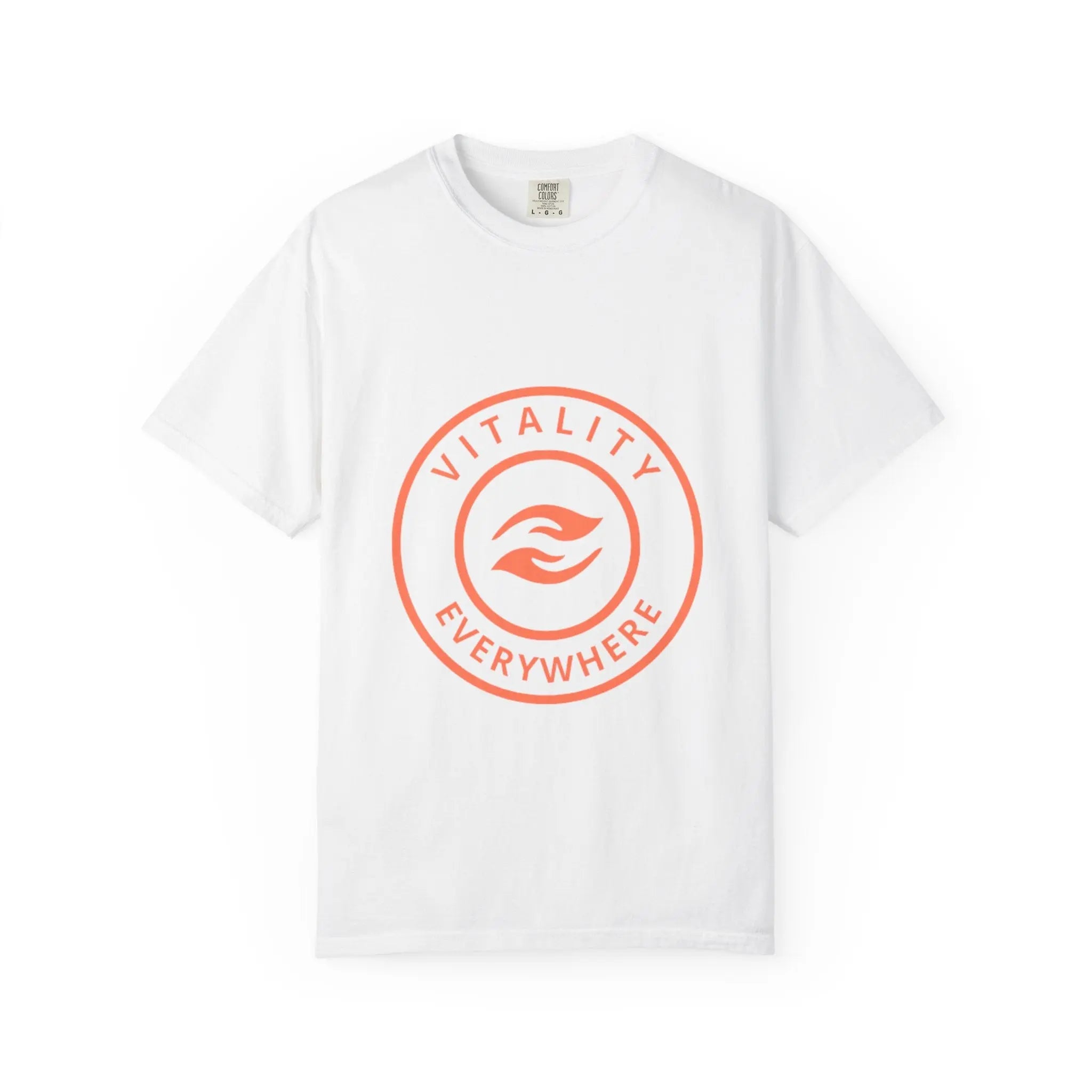 Vitality Everywhere T-Shirt — Minimal Wellness Logo Tee Printify