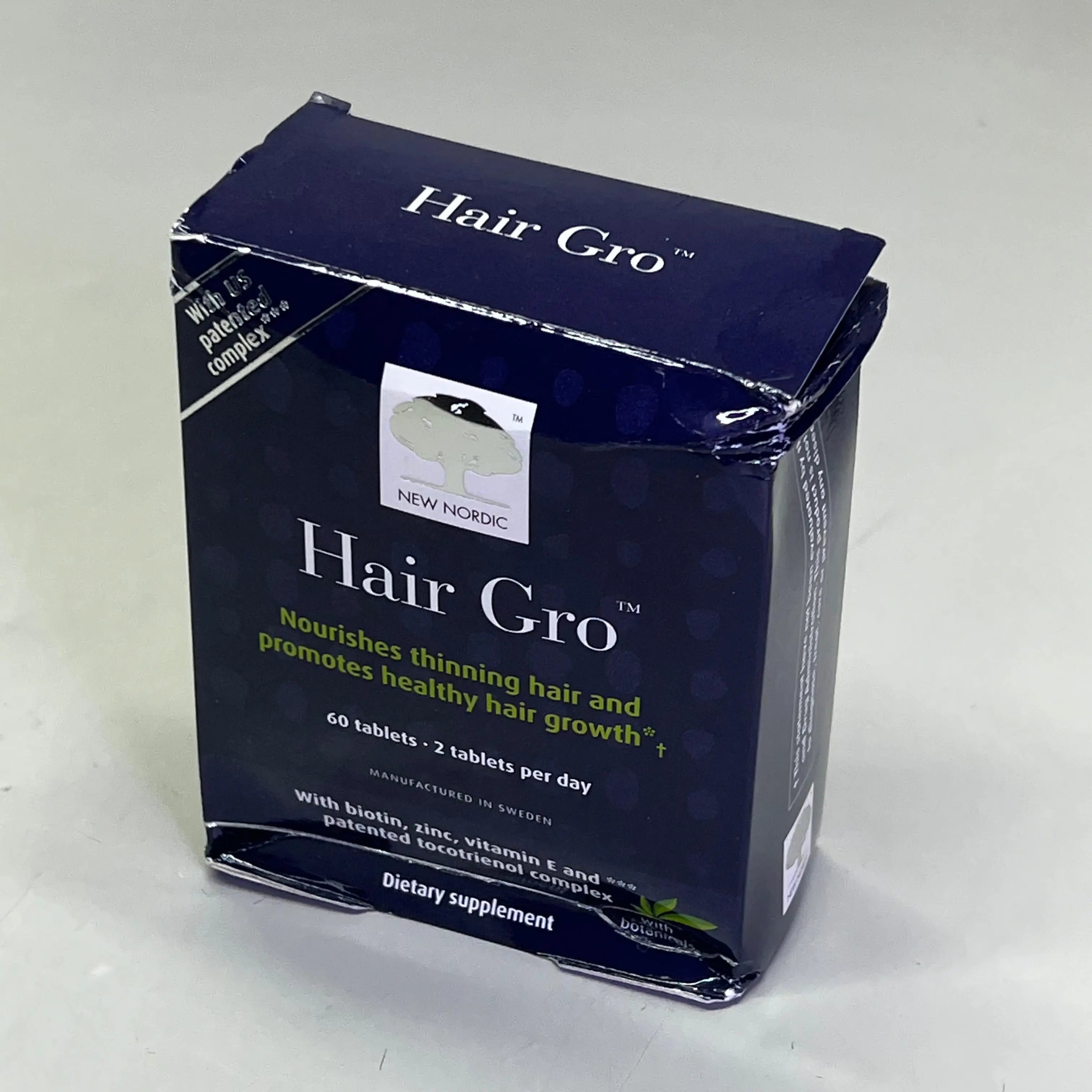 NEW NORDIC (60 TA BLETS) Hair Gro Healthy Grow/Nourishes Thinning Hair BB 05/27 PayWut