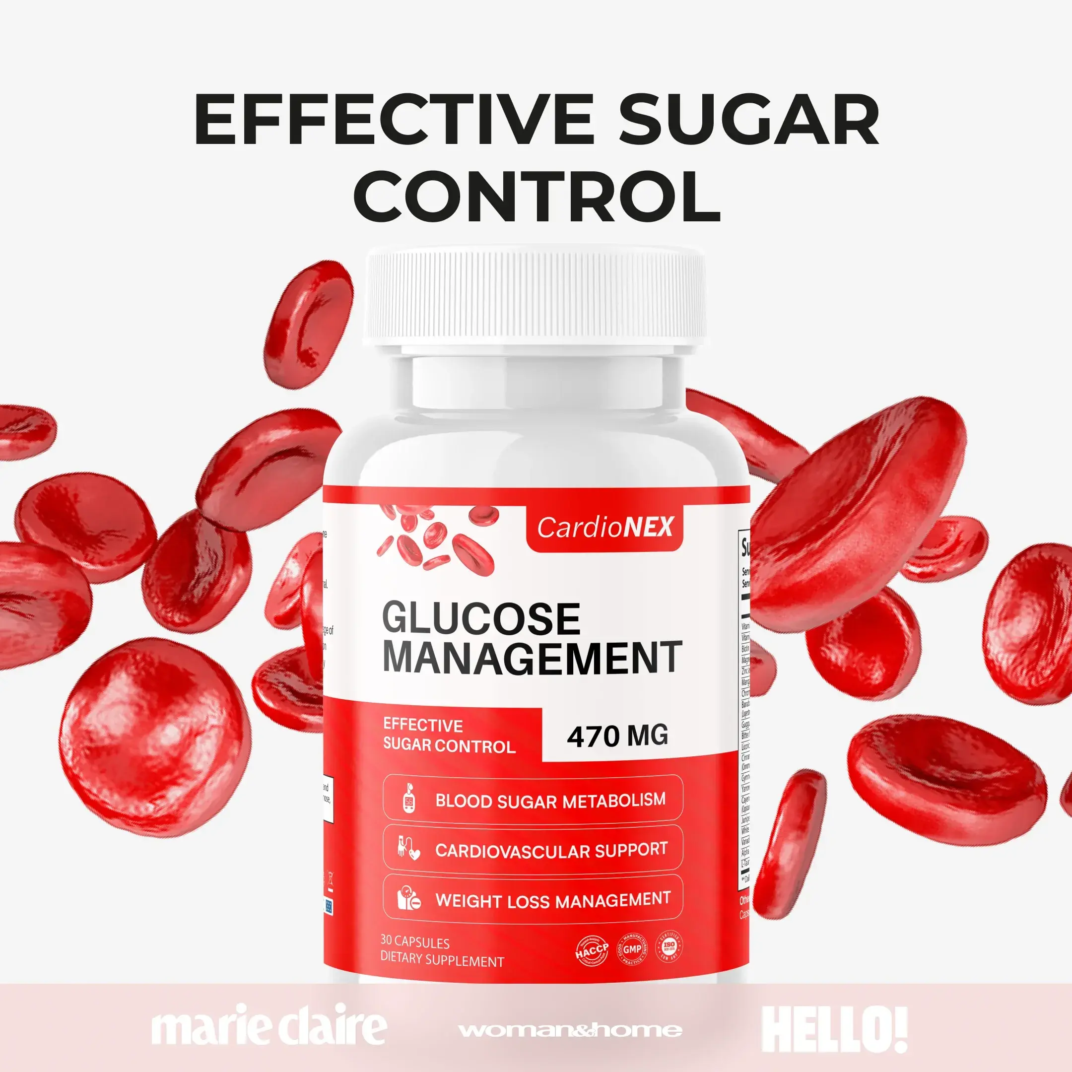 CardioNEX Glucose Management RevitMe - Supplements Store