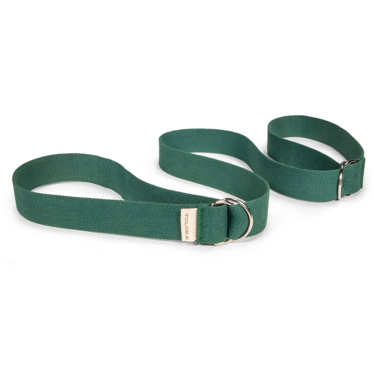 Green Sling and Mat Strap Yoloha Yoga
