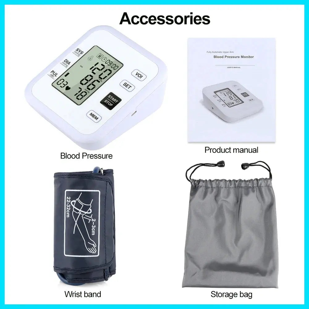 Arm Blood Pressure Monitor with Pulse Meter V.I.P Digital Presence