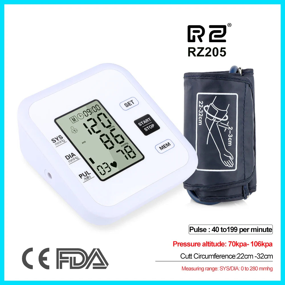 Arm Blood Pressure Monitor with Pulse Meter