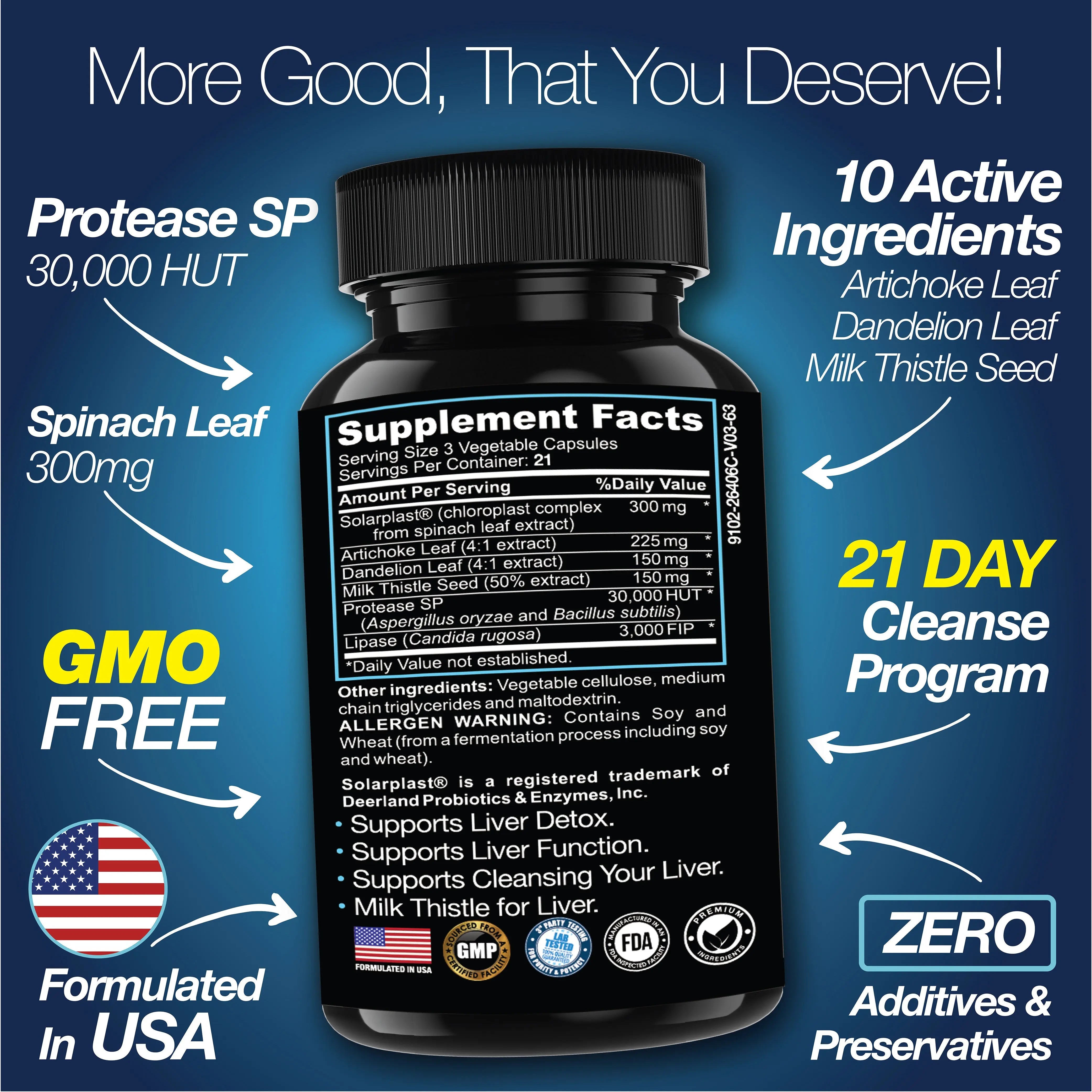 Liver Cleanse Detox – 21-Day Natural Support Saint Mingiano - Supplements & Wellness Dedicated to Holistic Health