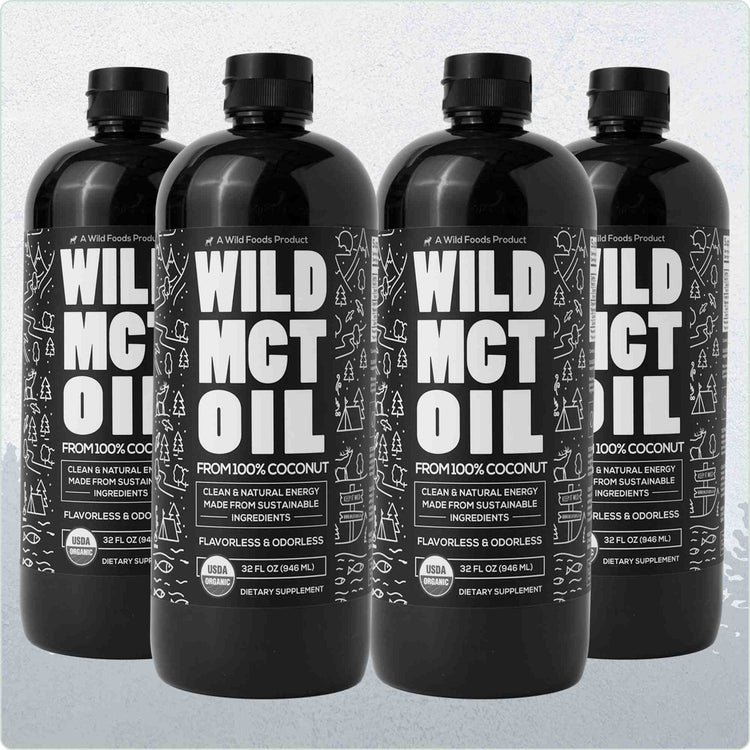 Wild MCT Oil – 100% Coconut-Sourced Brain & Body Fuel, 63 Servings Wild Foods