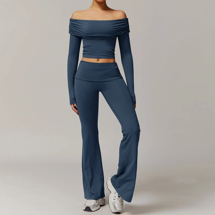 Sollinarry Brushed Yoga Women Casual Comfortable Yoga Clothes Running Exercise Workout Outfit Wanita Store