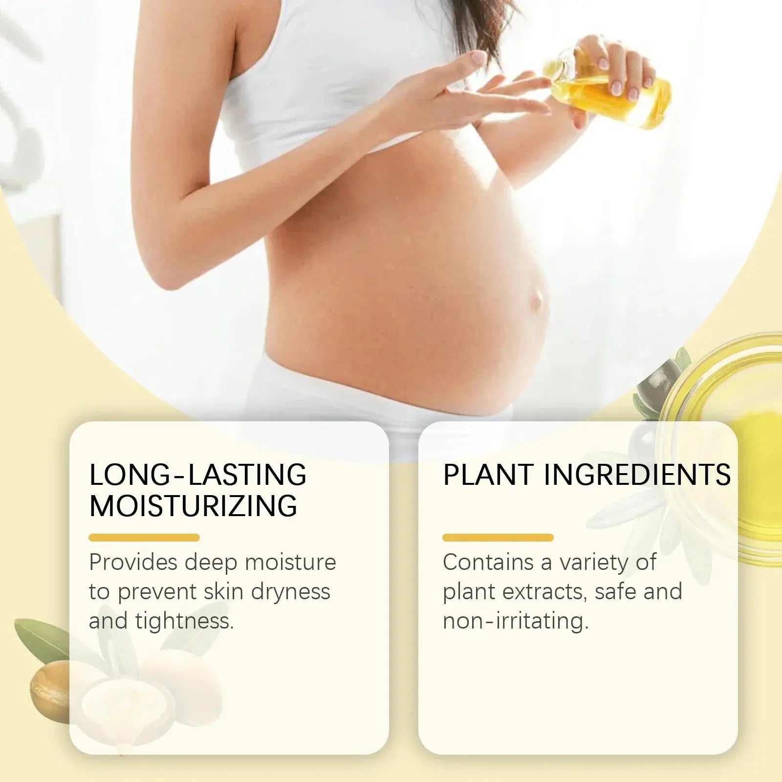 Stretch Mark Lightening Essential Oil Skin Care Cream for Pregnant Women Moisturizing Lifting Firming Skin Slimming Oil 100ml Roksy