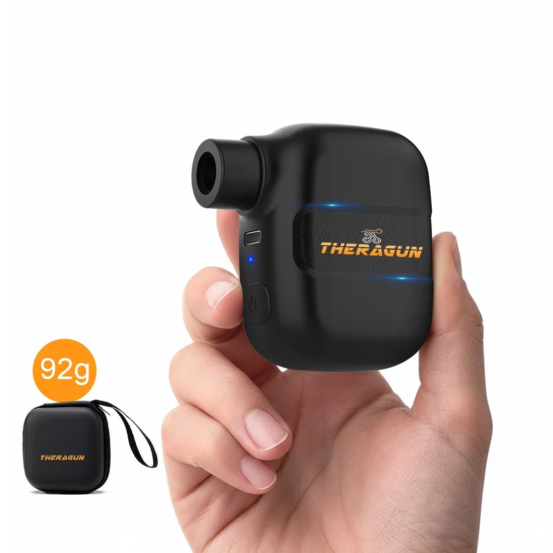 Mini Portable Bicycle Pump Rechargeable Electric Air Inflator 100PSI 5V Type-C Bike Accessories for Bike Schrader Presta Tires. Pi-Mart