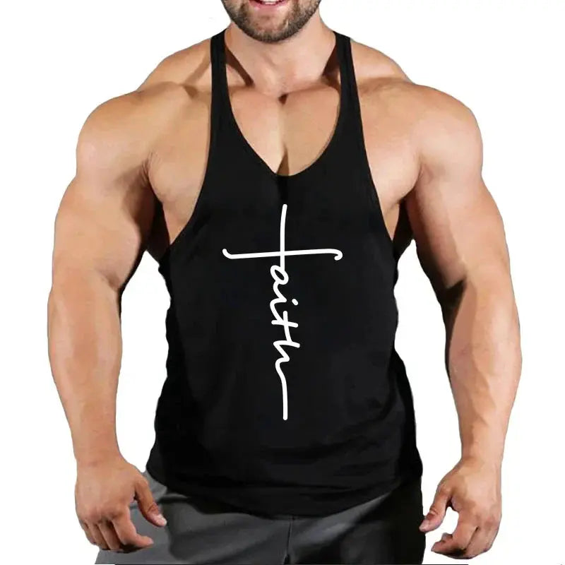 Gym Top Men T-shirts Fitness Man Clothes Muscular THRIXINE