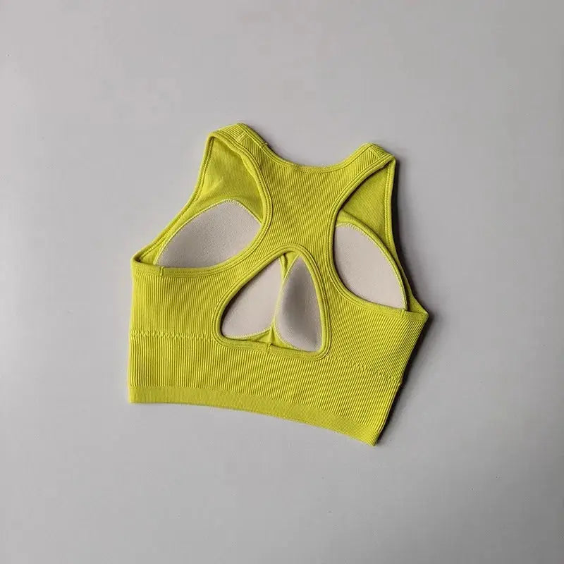Women's Breathable Push-Up Sports Bra Crop Top THRIXINE