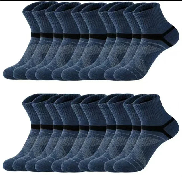 3 Pairs Men's Socks Hiking Black Sports Basketball Socks Casual Soft Running Summer Absorb Sweat Breathable Male Sokken Gifts Pi-Mart
