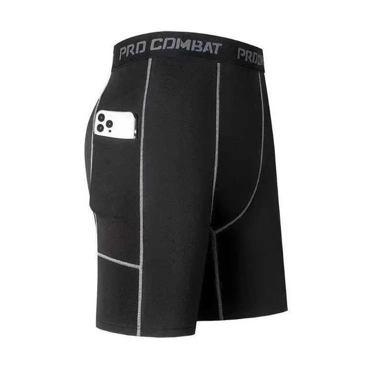 Men Compression Training Shorts for Enhanced Performance and Support Pi-Mart
