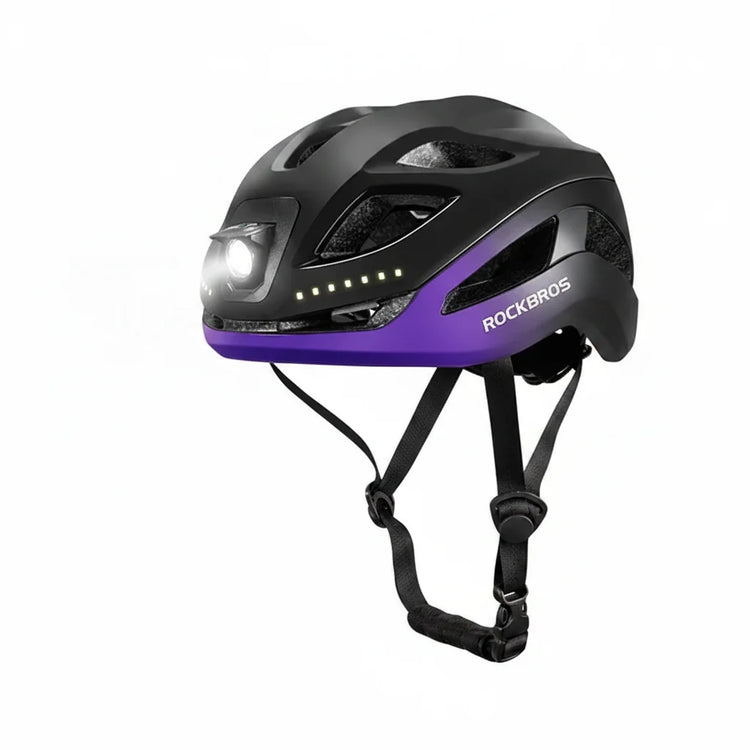 Adjustable Cycling Helmet with Rechargeable Type-C Safety Light 24 Hour Sport