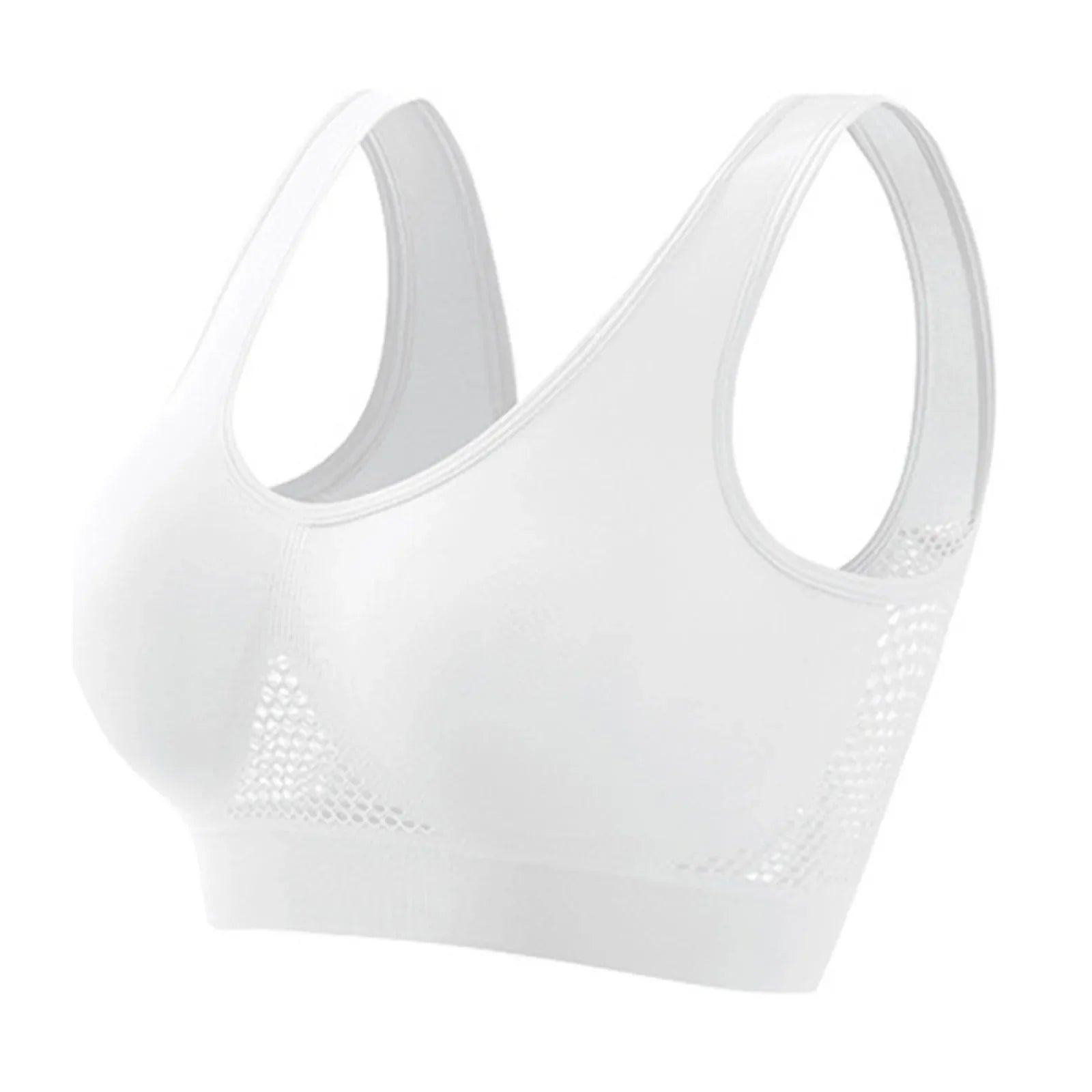 Women Anti-sagging Yoga Sports Bra High-Impact Fitness Tank Top Pi-Mart