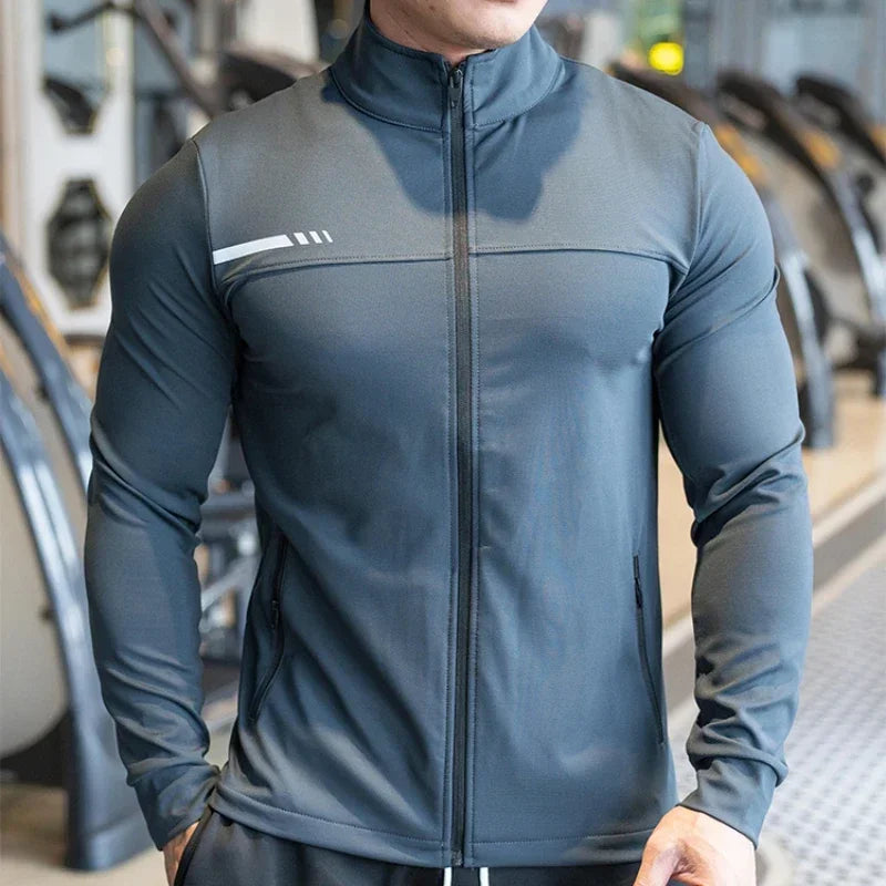Men's High-Quality Zipped Sport Jacket | Gym, Running & Outdoor Training 24 Hour Sport