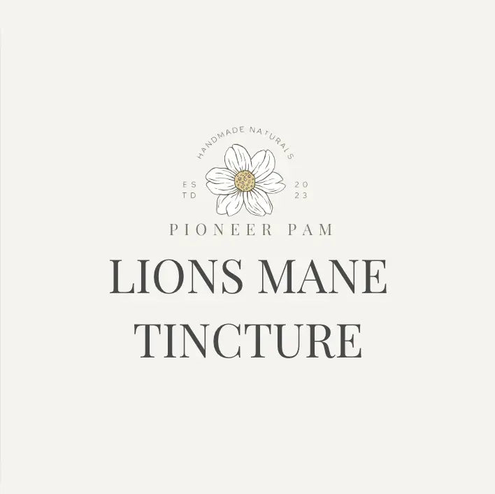 Lions Mane Tincture: Mood, Memory, Stress Support, Brain Health Pioneer Pam