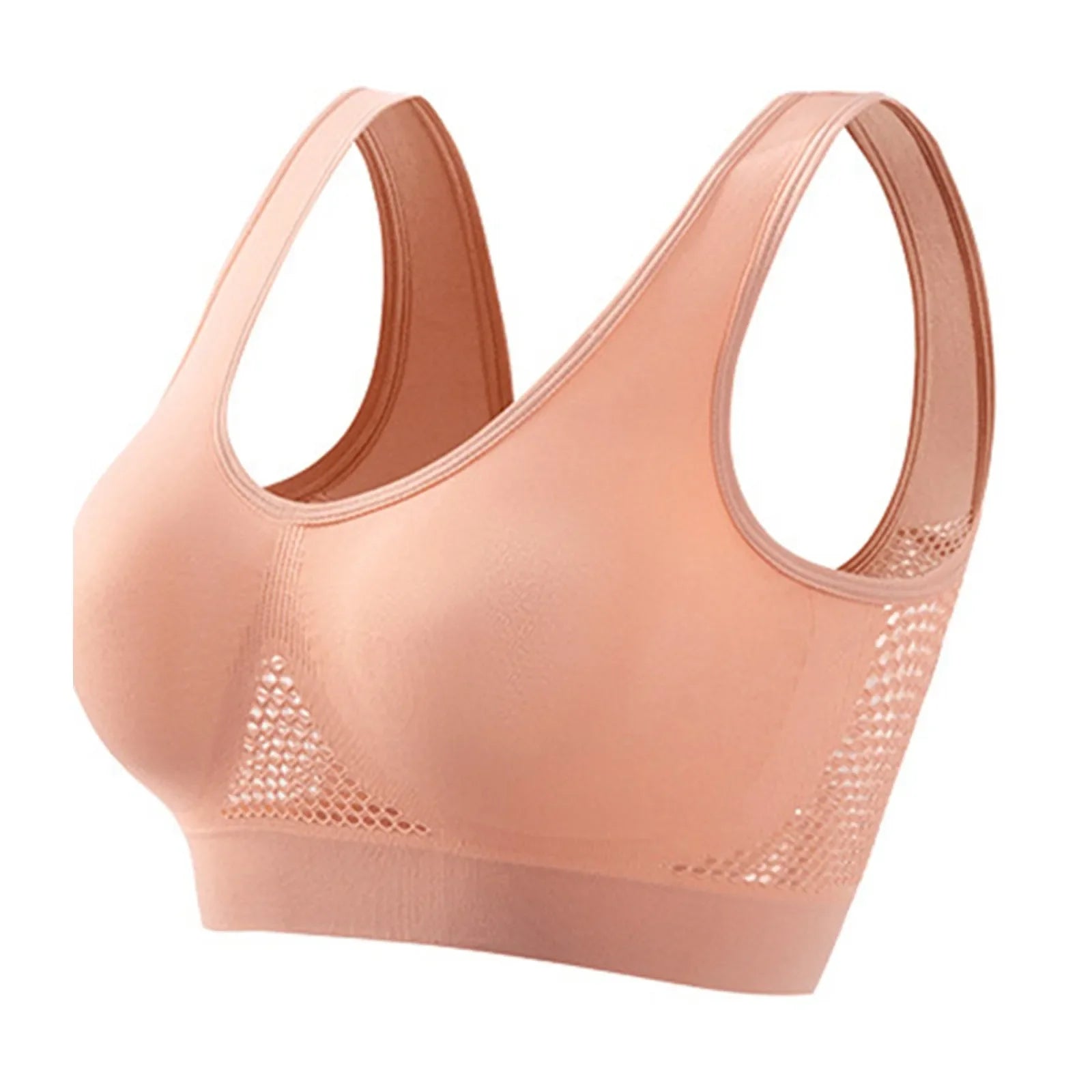 Women Anti-sagging Yoga Sports Bra High-Impact Fitness Tank Top Pi-Mart