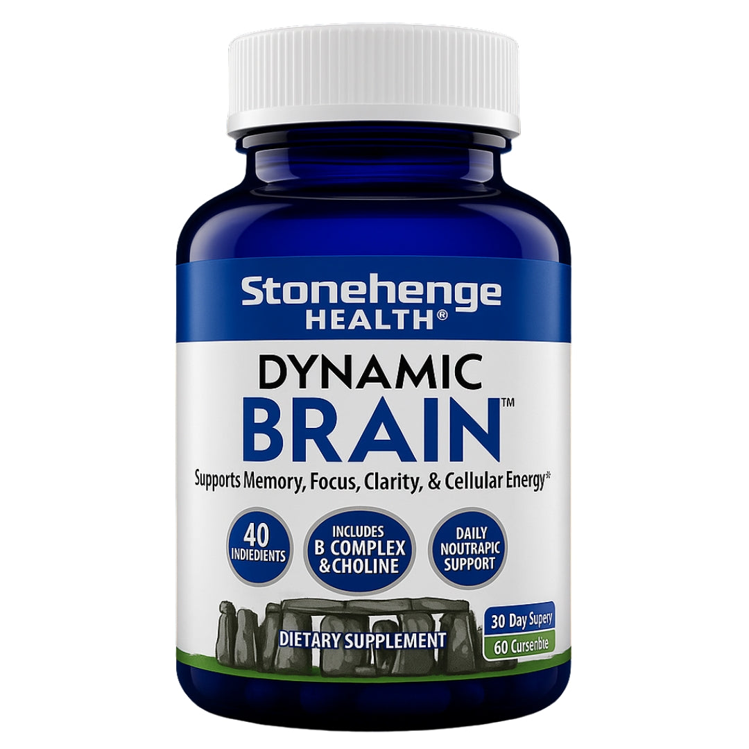 Stonehenge Health Dynamic Brain Supplement – Memory, Focus Mental Clarity | 60 Capsules Ballimart