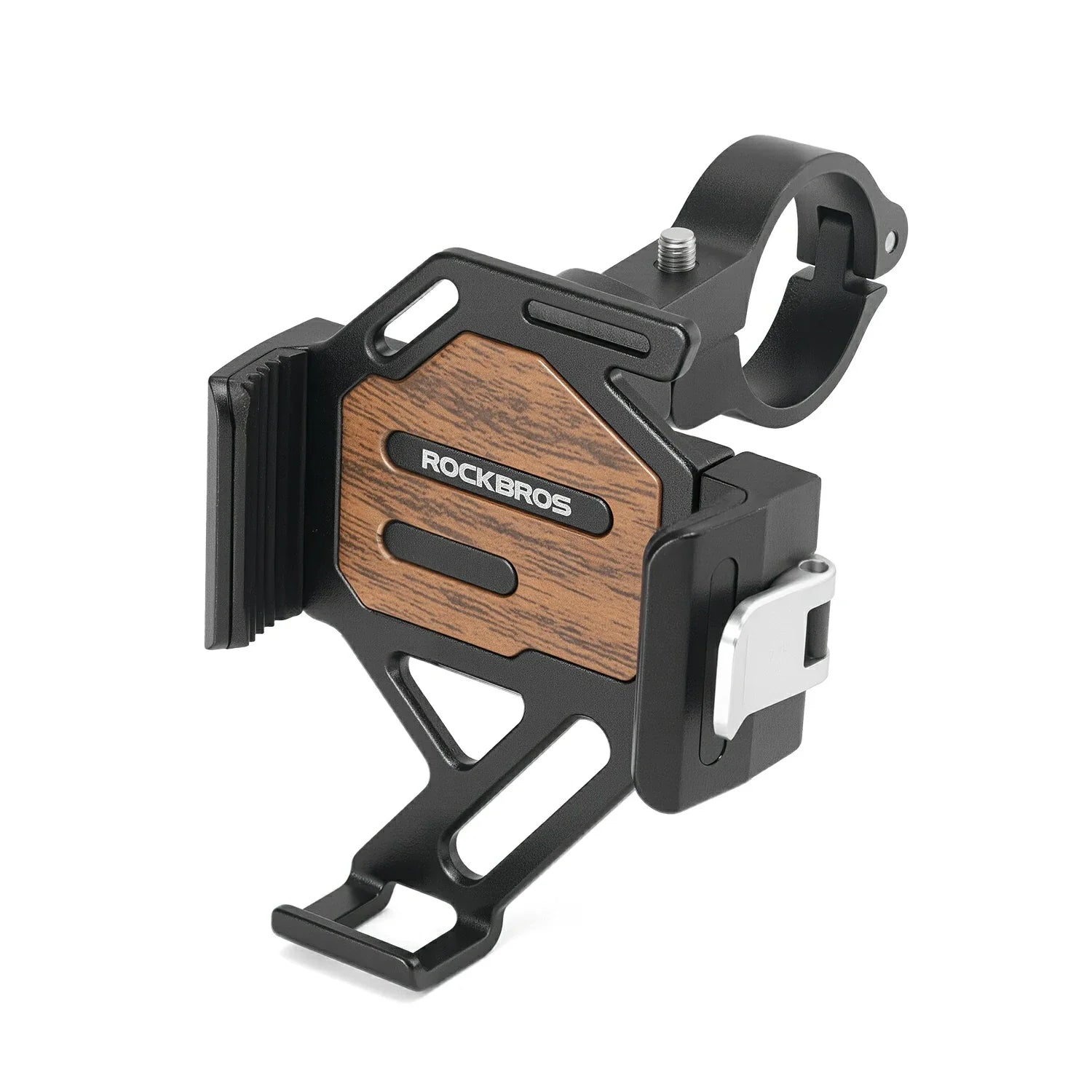 Aluminum Anti-Shake Cell Bike Phone Holder, Motorcycle Phone Mount for 2.56–3.74" ROCKBROS-US
