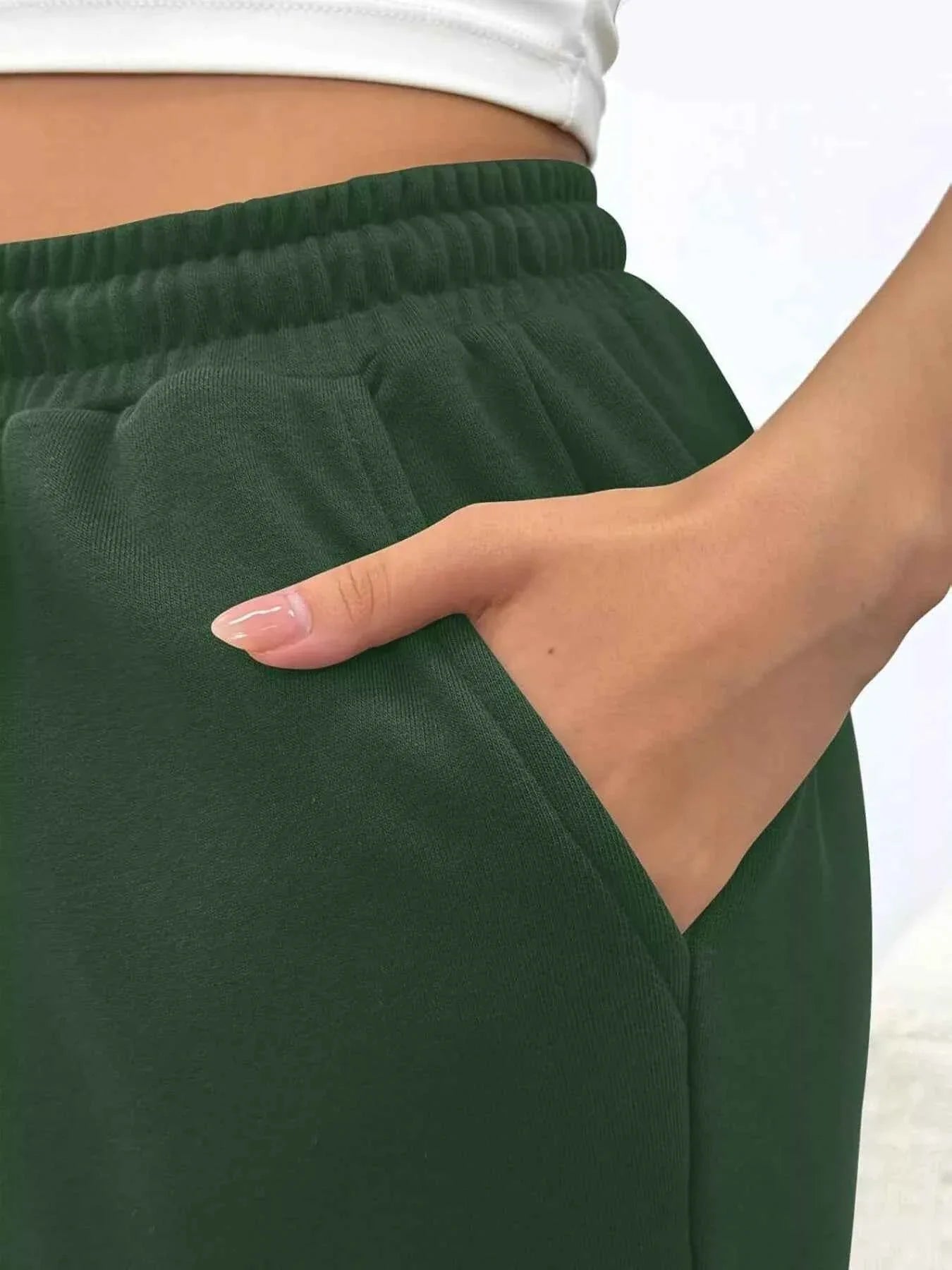 Drawstring Waist Joggers