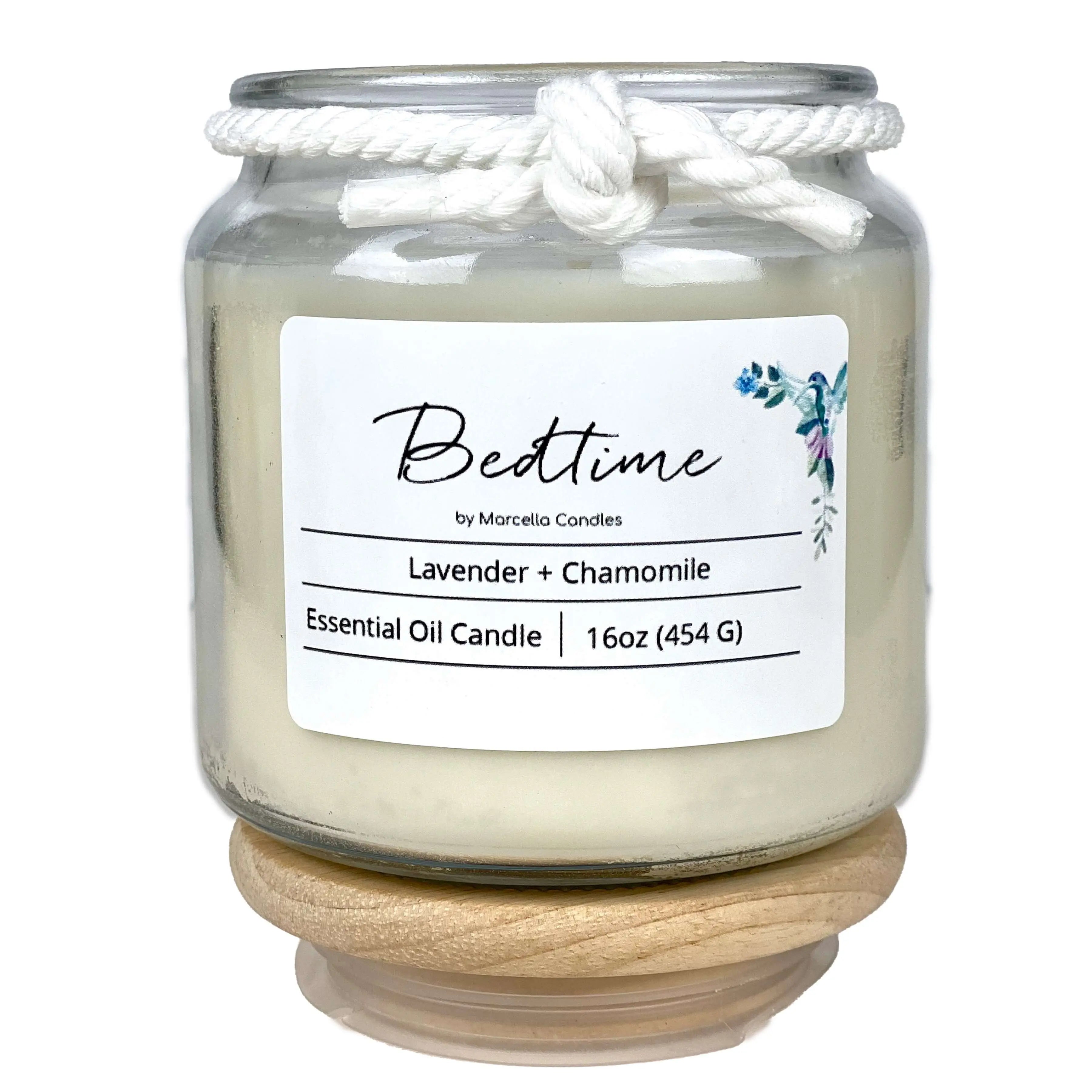 Bedtime Lavender + Chamomile Aromatherapy Candle Marcella Candles