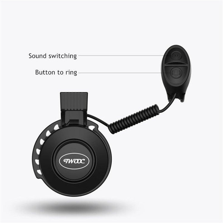 Bike Bell Charging Speaker USB Recharged Mini Electric Bike Horn 4 Modes Cycling Electric Bicycle Accessories For Scooter Electric Bike Horn Cycling Bicycle Scooter Horn Battery Waterproof Bicycle Accessories For Kid Stevvex