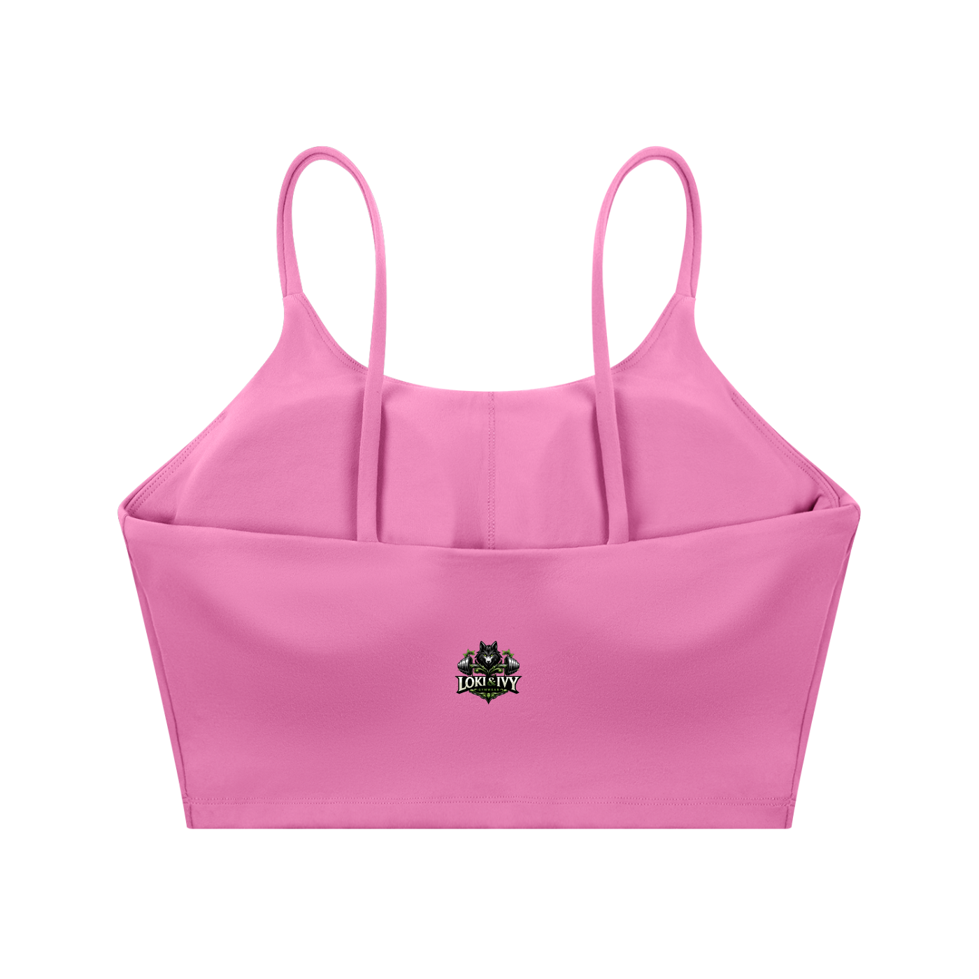 Loki & Ivy Spaghetti Strap Yoga Sports Bra THRIXINE