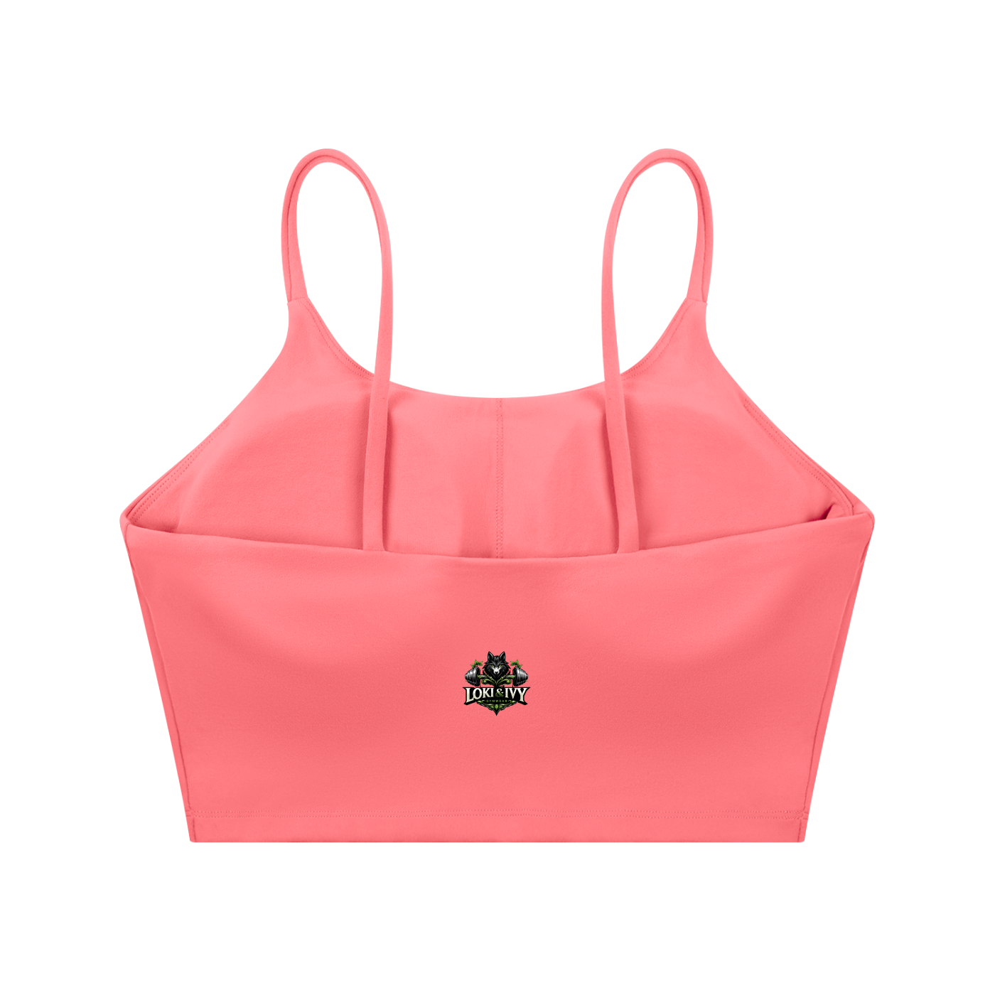 Loki & Ivy Spaghetti Strap Yoga Sports Bra THRIXINE