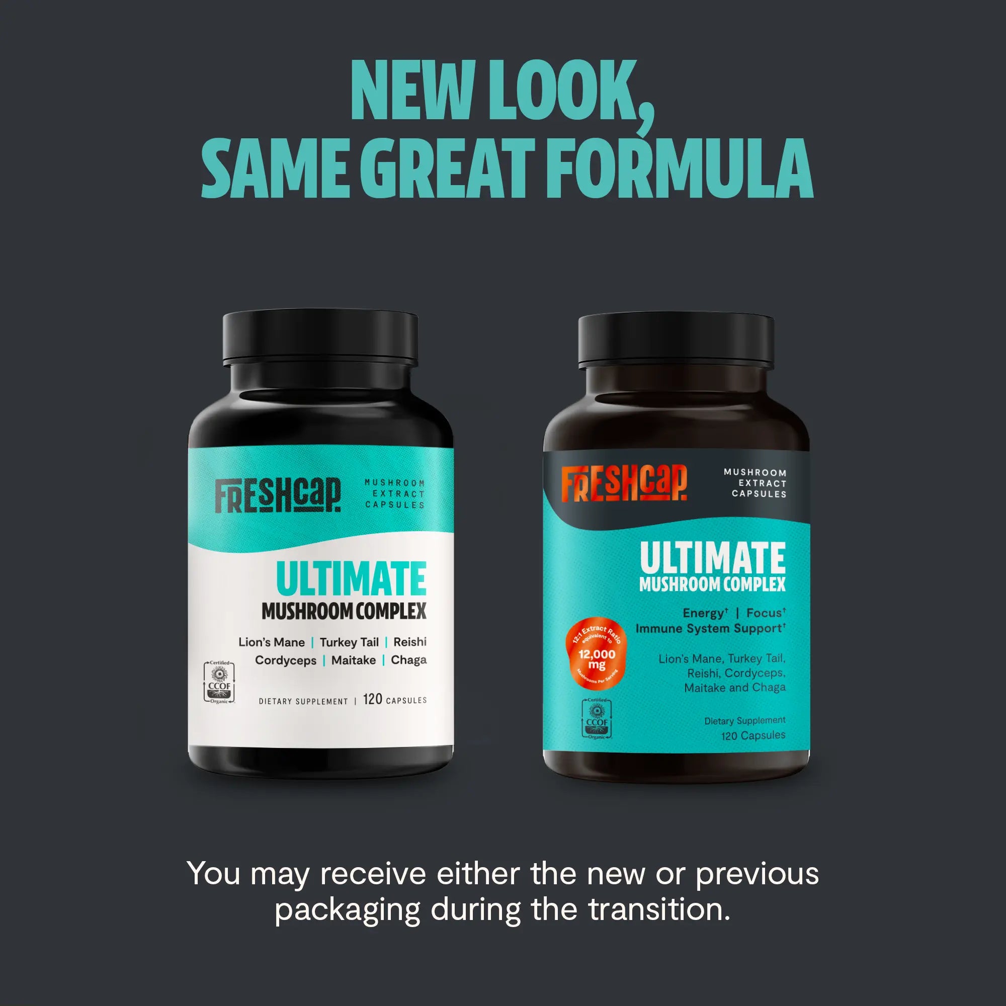 Ultimate Mushroom Complex Capsules FreshCap Mushrooms