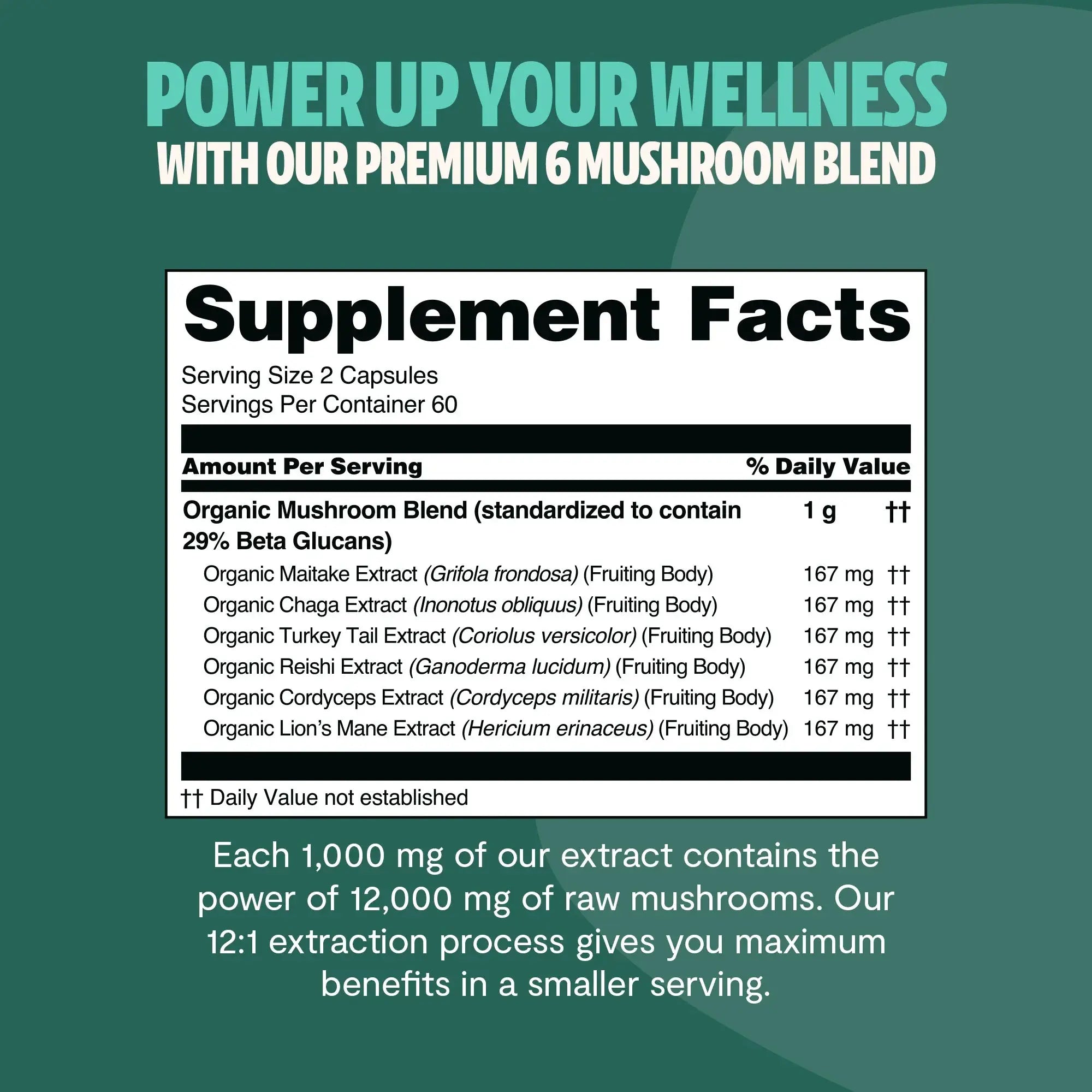 Ultimate Mushroom Complex Capsules FreshCap Mushrooms