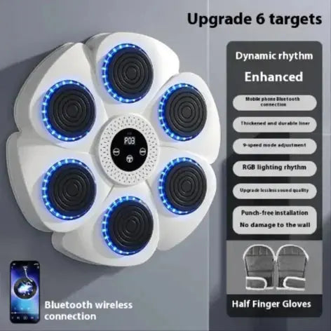 Smart Bluetooth Wireless Boxing Fitness Kit – Home Exercise Equipment Anti Spier