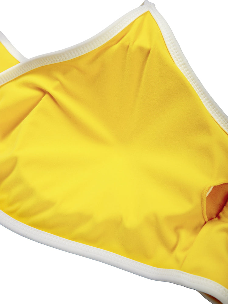Loki & Ivy Color Block Ruched V-Neck Sports Bra THRIXINE