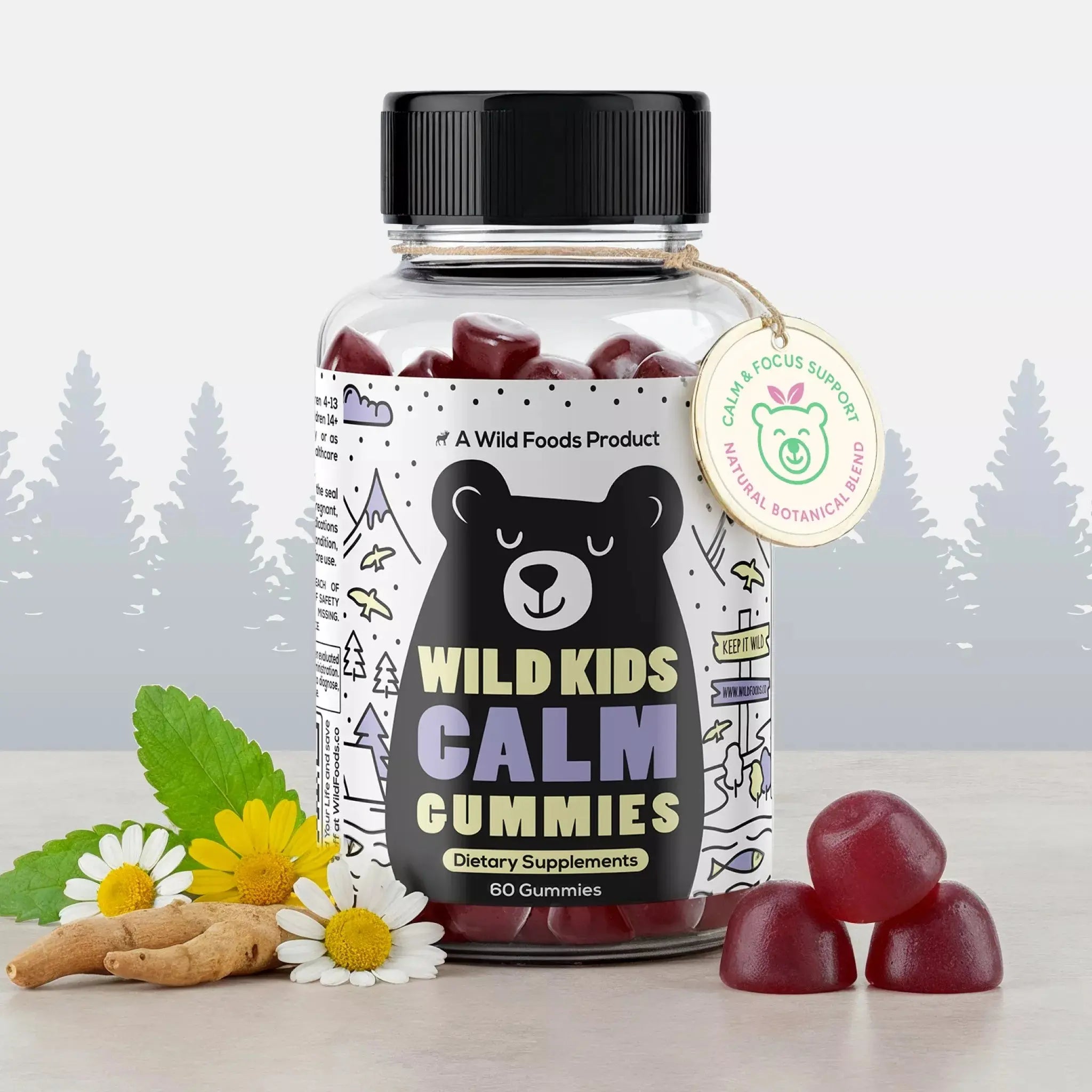 Wild Kids Calm Gummies β Relaxation & Sleep Support Wild Foods