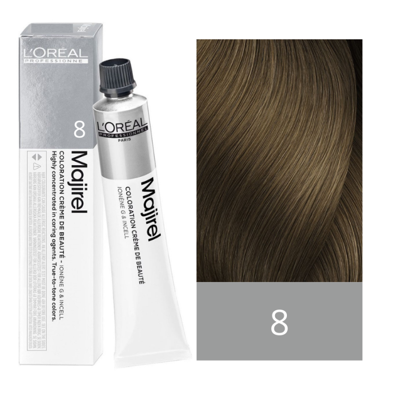 L'Oréal Majirel Permanent Hair Color 8 8N Light Blonde 60ml Pasteur Pharmacy