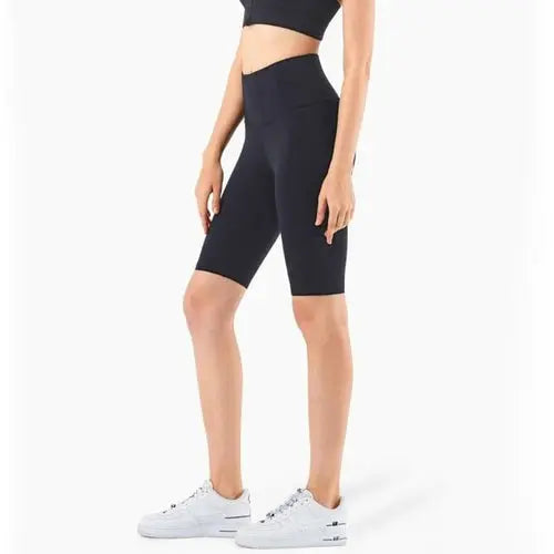 Second Skin Feel Workout Fitness Gym Biker Shorts Women High Waist THRIXINE