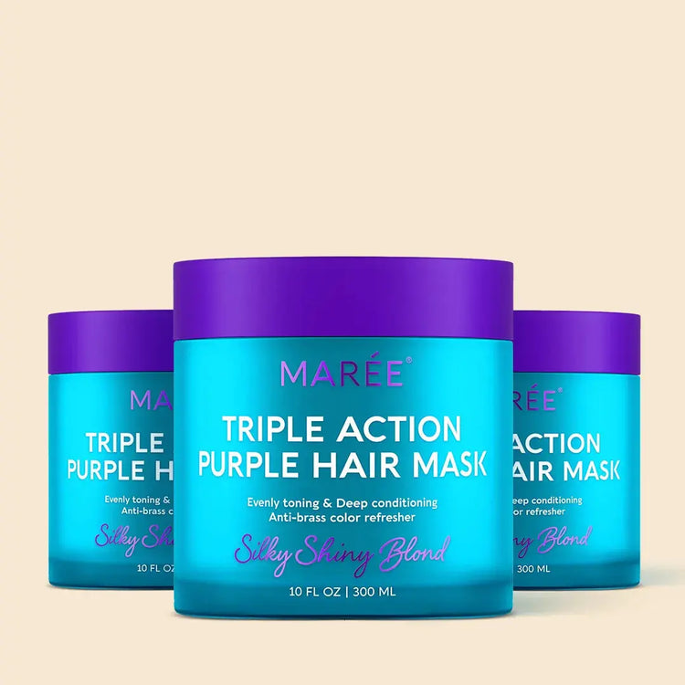 Purple Mask for Blonde Hair Maree