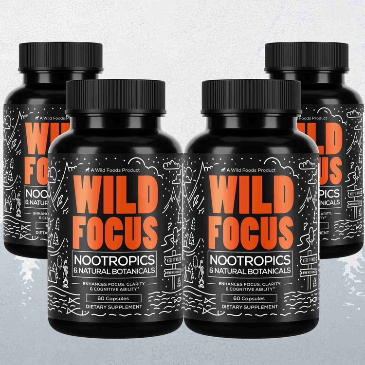 Focus Nootropic Blend, 30 servings – Cognitive Support for Memory & Focus Wild Foods