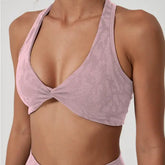 Twist Beauty Back Exercise Underwear Women Yoga Clothes Running Workout Bra Quick Drying Yoga Vest Bella Mia