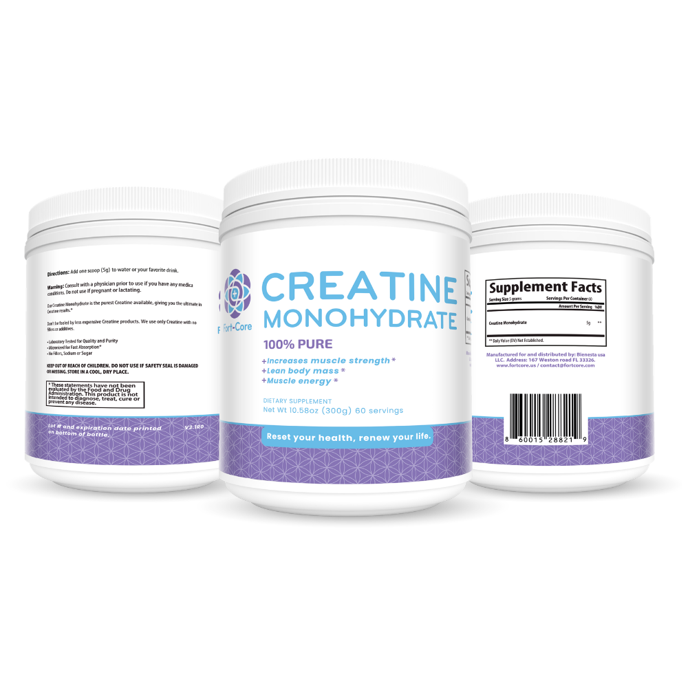 Creatine Monohydrate FORTCORE.US