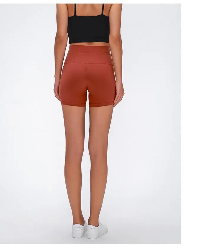 Hip-lifting outer wear sports fitness tight hip shorts Social Buzz eSIMs