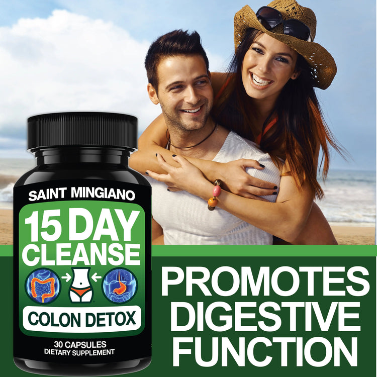 3x 15-Day Colon Cleanse Bundle Saint Mingiano - Supplements & Wellness Dedicated to Holistic Health