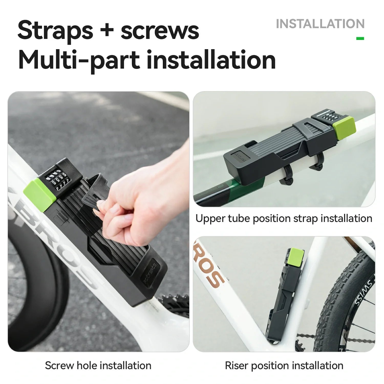 8-Section Folding Combination Bike Lock ROCKBROS-US