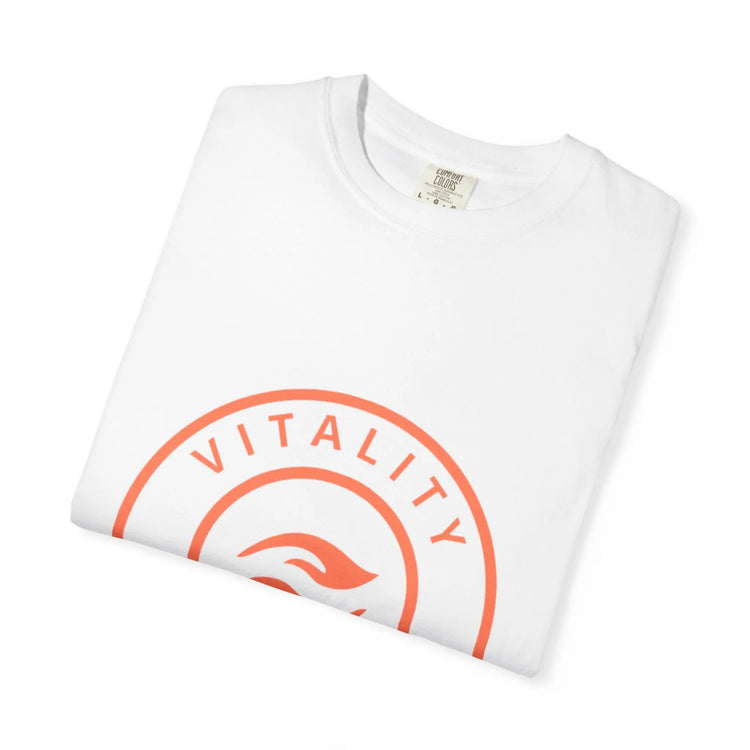 Vitality Everywhere T-Shirt — Minimal Wellness Logo Tee Printify