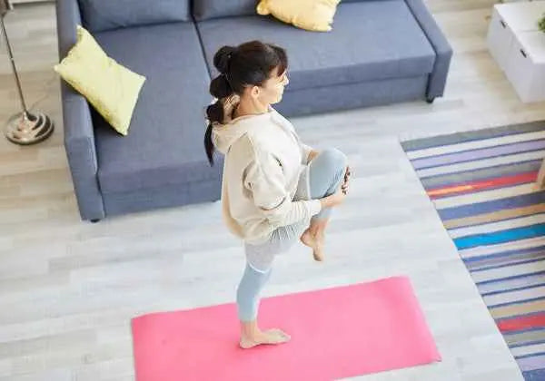 Performance Yoga Mat with Carrying Straps THRIXINE
