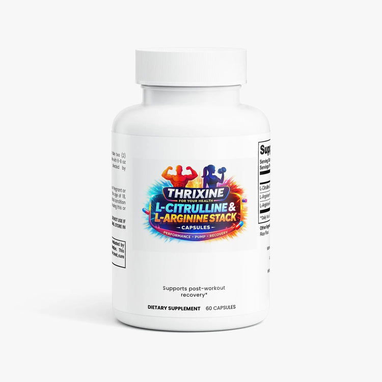 L-Citrulline & L-Arginine Stack -  Made with Love in the USA THRIXINE
