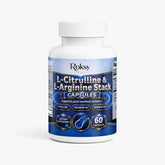 L-Citrulline & L-Arginine Stack 60 caps for workout Roksy