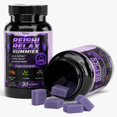 Reishi Relax Gummies 30 days supply - Calm support, Stress relief, Balanced mood Roksy